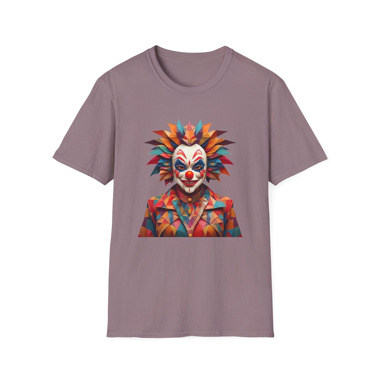 Clown Shirt, T Shirt with Clown, Funny Man Shirt, Tee Shirt with Funny Man, Circus Shirt, Shirt with Circus, Scary Man Shirt, Shirt with Scary Man