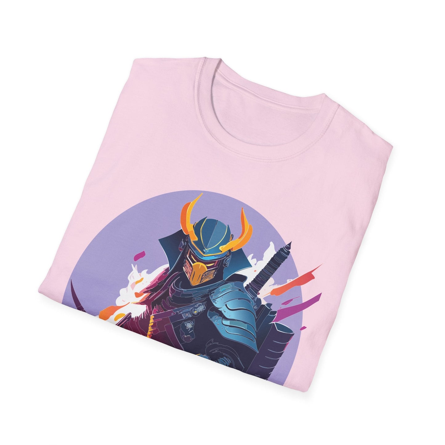 Samurai Shirt Unisex Softstyle Tee 100 Percent Ring Spun Cotton Comfortable Everyday Wear
