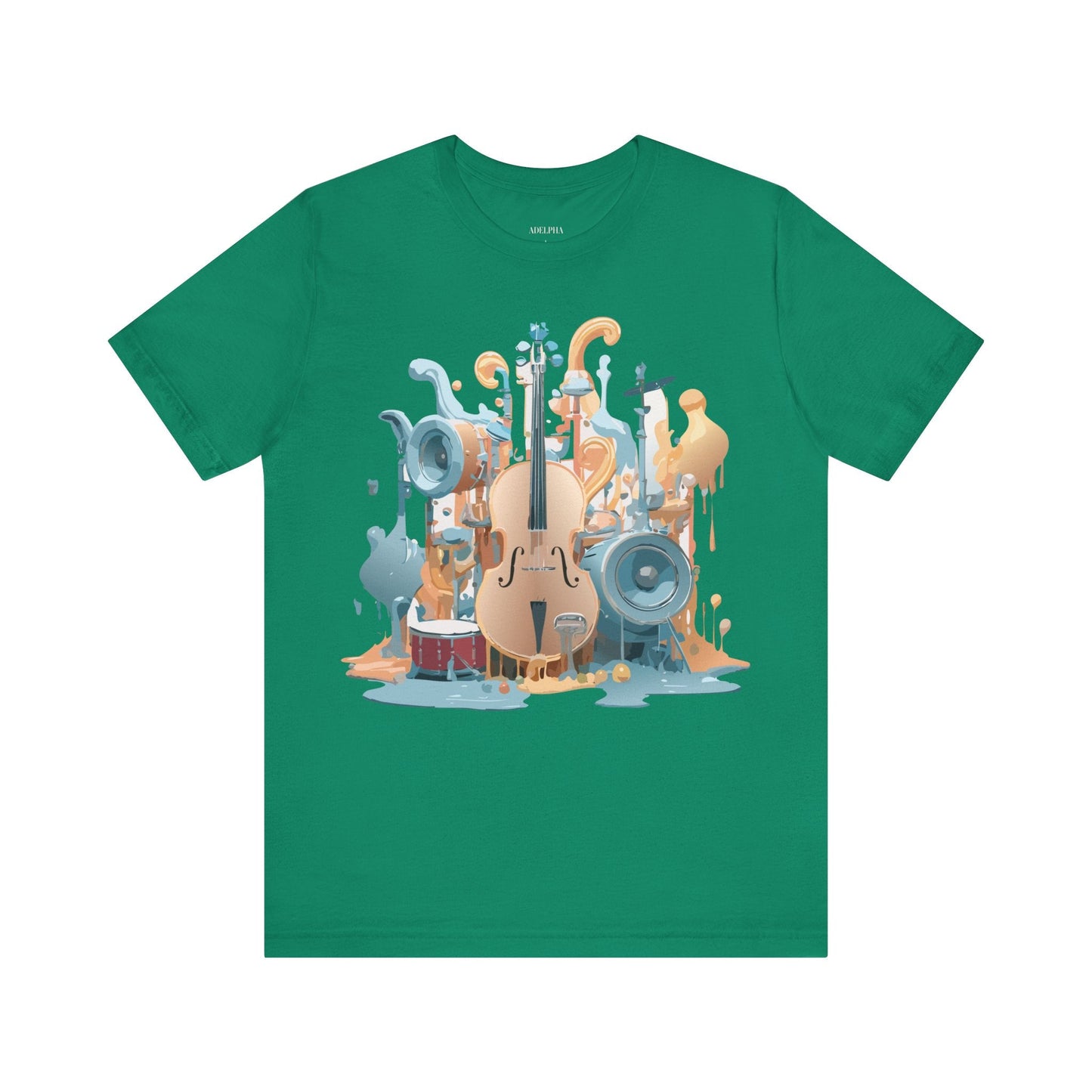 Adelpha Music Graphic T Shirt Unisex Jersey Short Sleeve Vintage Inspired Art Tee
