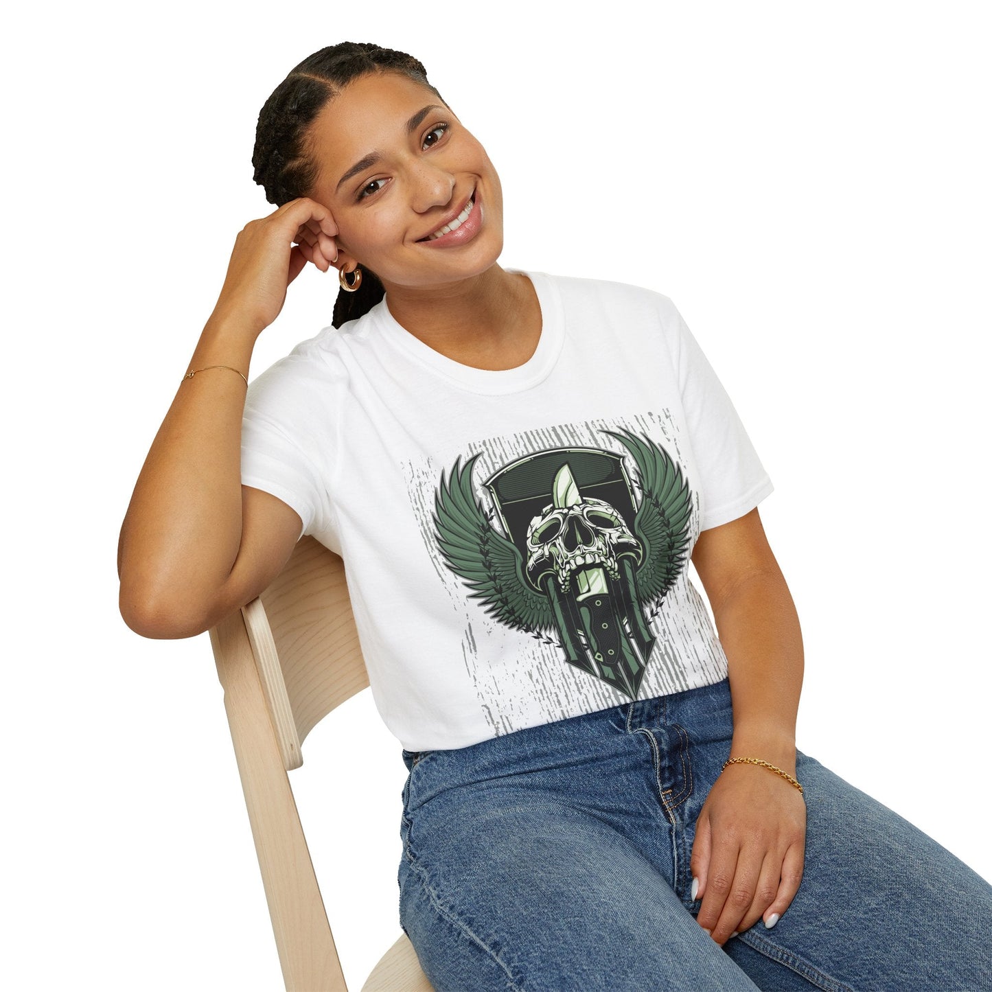 Art Graphic T Shirt Unisex Softstyle Gildan 64000 Cotton Tee With Graphic Design