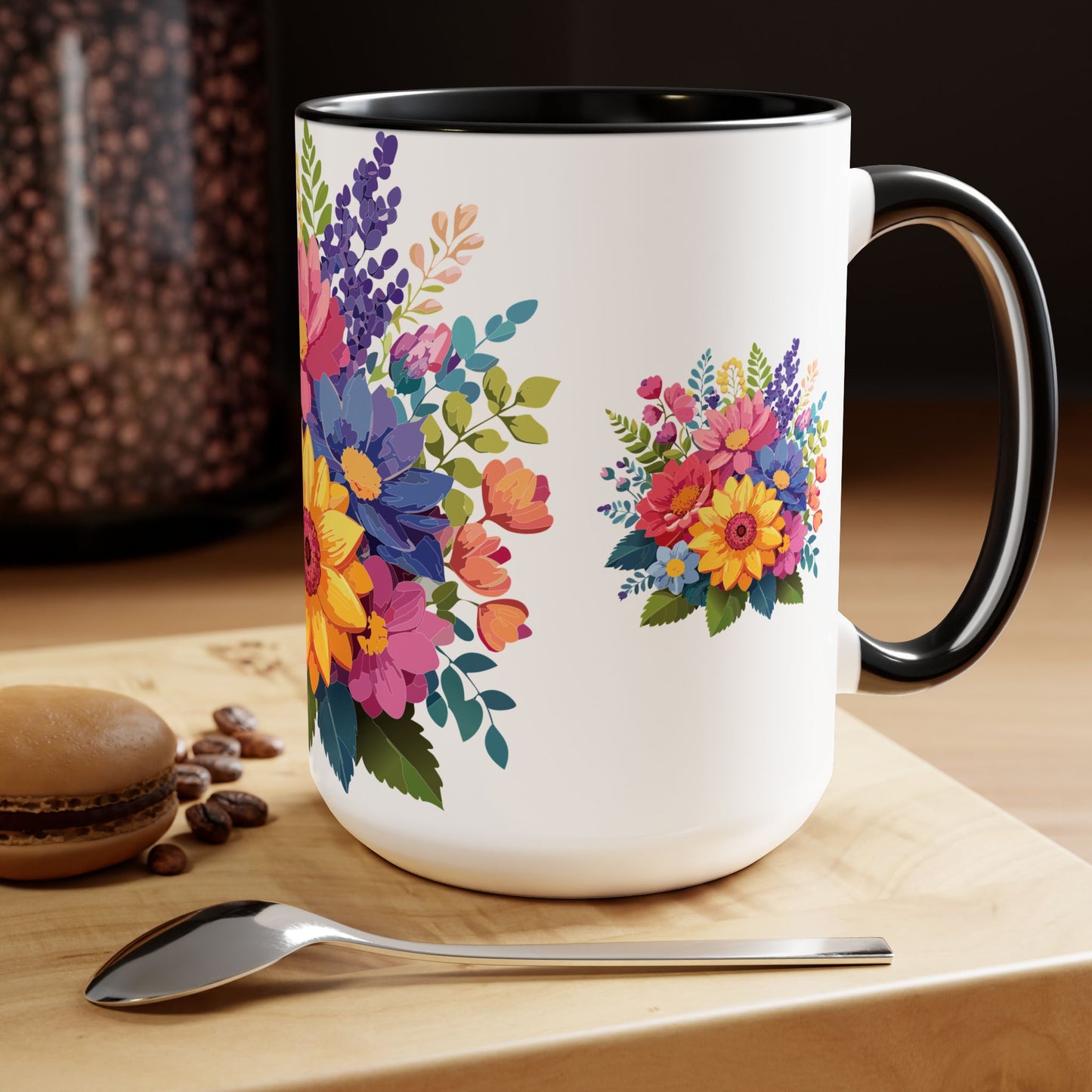 Floral Mug, Floral Cup