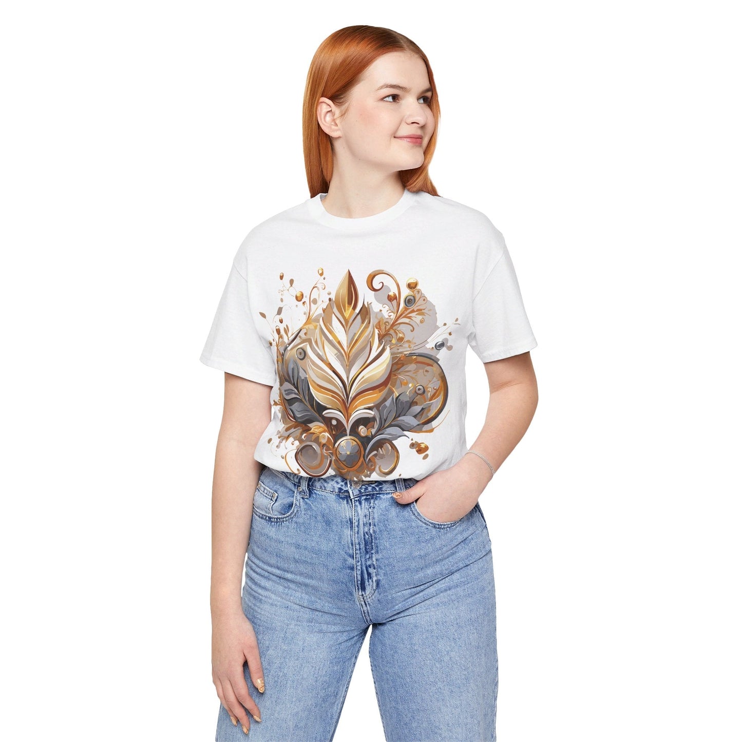 Jewelry Graphic Unisex 100 Cotton Vintage Treasure Art T-Shirt 6
