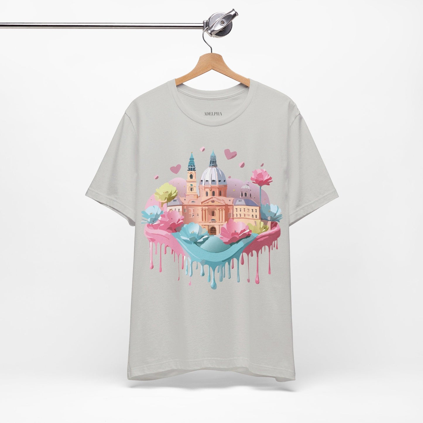 Prague Tourist Shirt Unisex Graphic Tee With Vintage Inspired Artwork By Adelpha