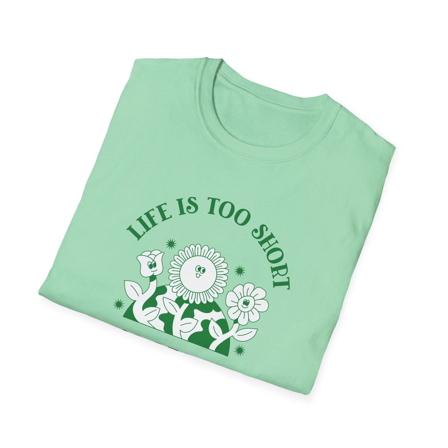 Positive Slogan T Shirts With Positive Words Tee Shirt Good Quotes Unisex Gildan Softstyle 64000 100 Percent Cotton