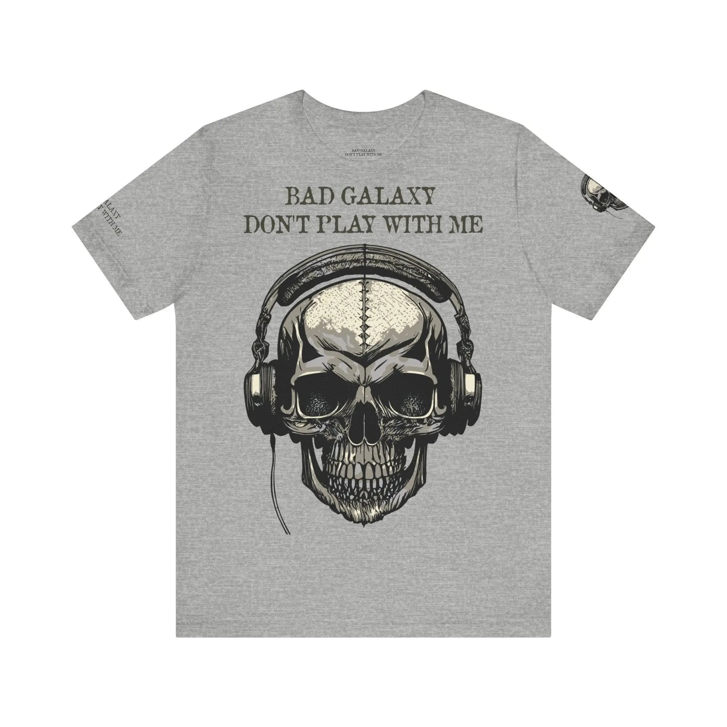 Skull T Shirt From Bad Galaxy Made To Order 100 Percent Cotton With Eco Friendly Inks Free Shipping
