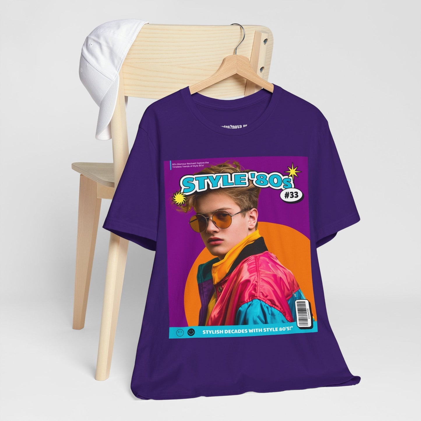 Magazine Cover Shirt Unisex Jersey Tee Bold Vibrant Graphic Tee For Standout Style