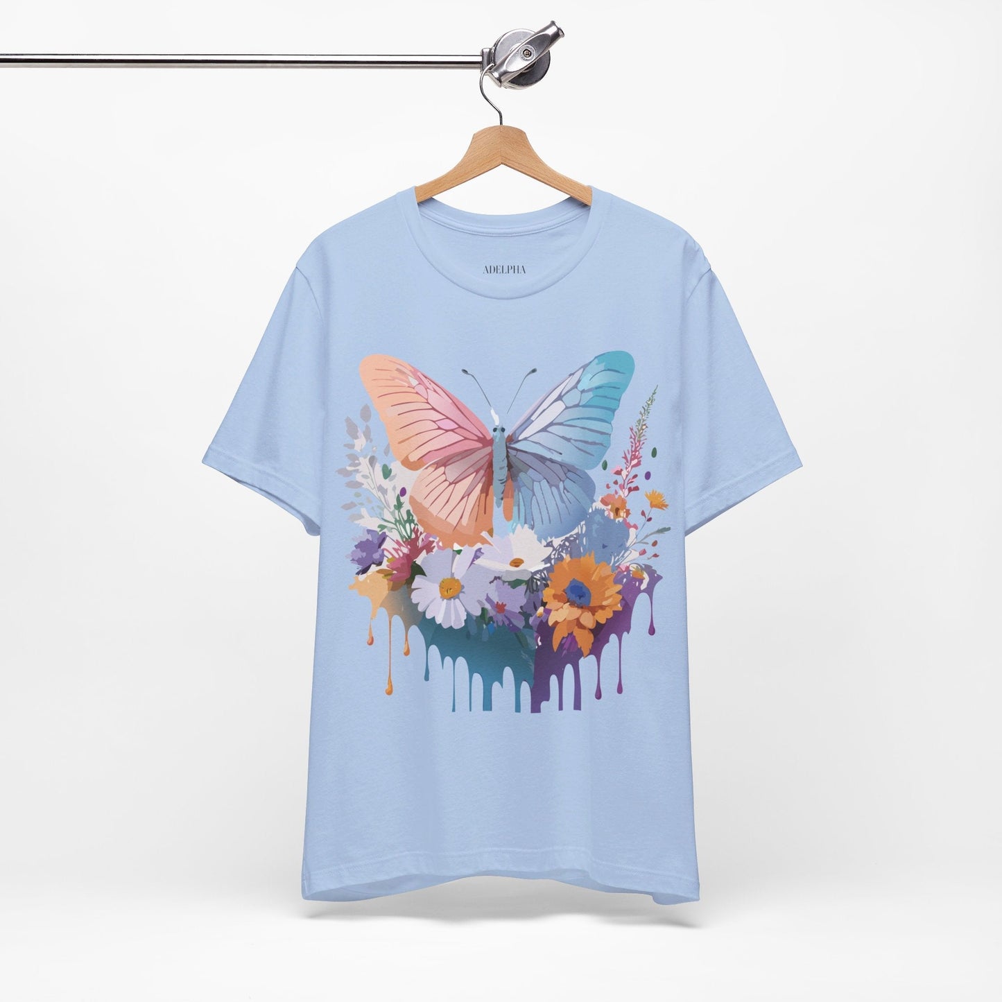 Butterfly Graphic T Shirt Unisex Adelpha Artwork Tee Vintage Style