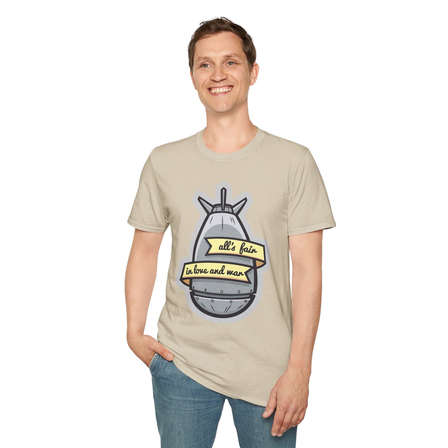 Cartoon T Shirt Animation T Shirt Funny Tee Shirt Unisex Gildan Softstyle 64000 100 Percent Cotton