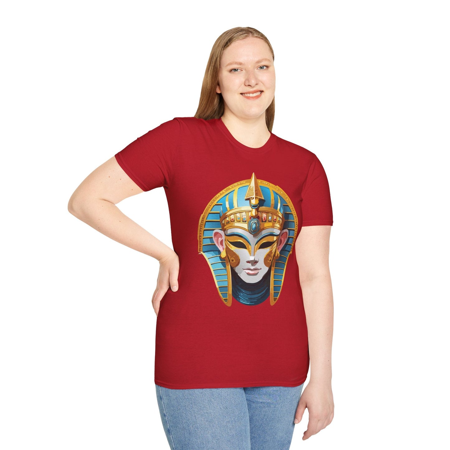 Mask Graphic Unisex Cotton Masquerade Design Artwork Tee 16