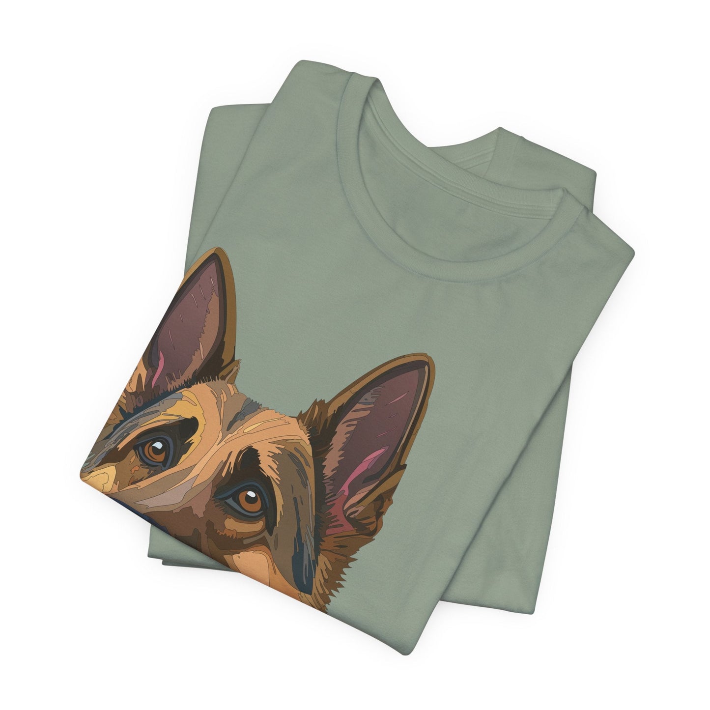 Unisex Animal Shirt With Art Design Tee Wild Animals Print Short Sleeve Comfort Tee