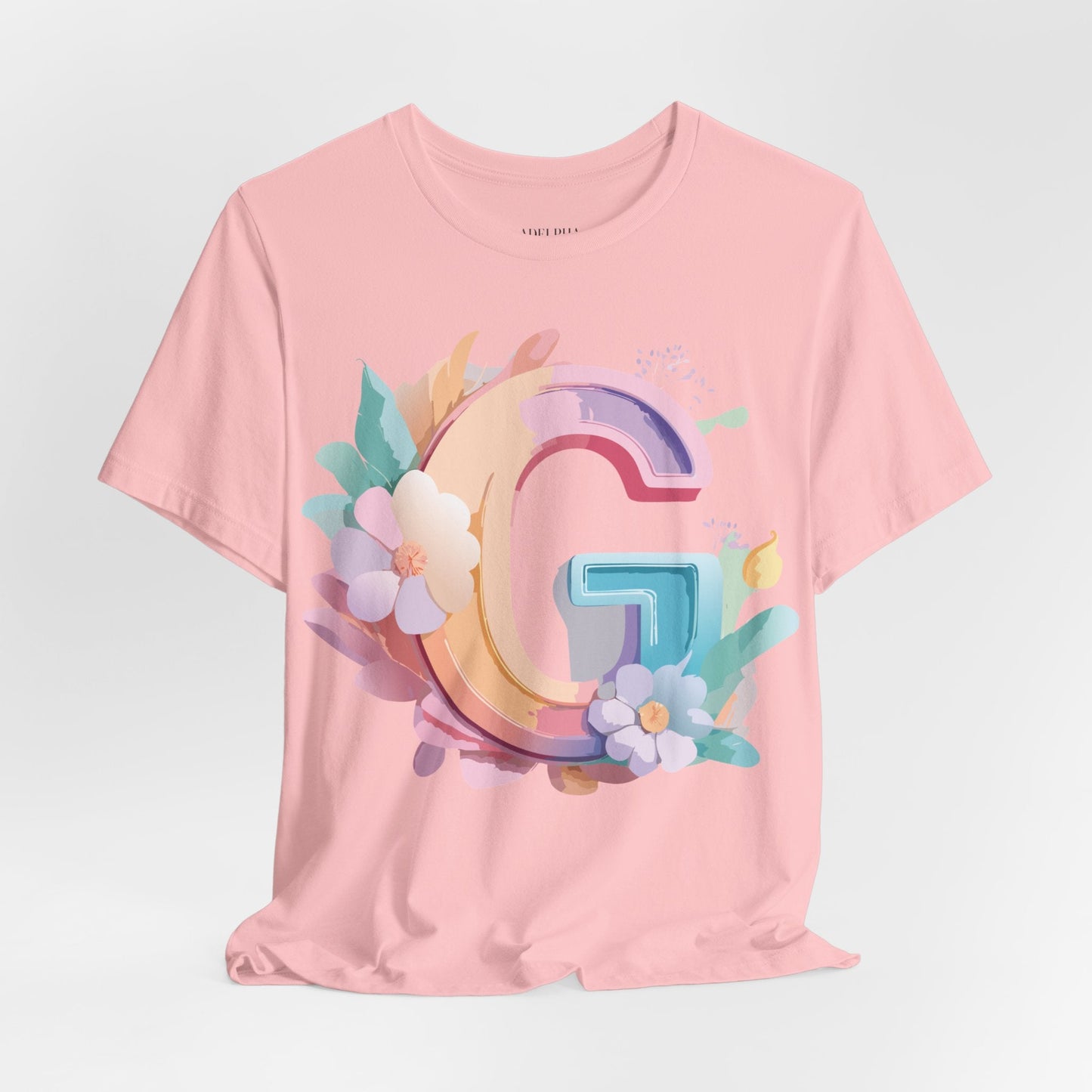 Letter G Shirt Unisex Graphic Tee With Vintage Inspired Artwork Adelpha Premium Tee
