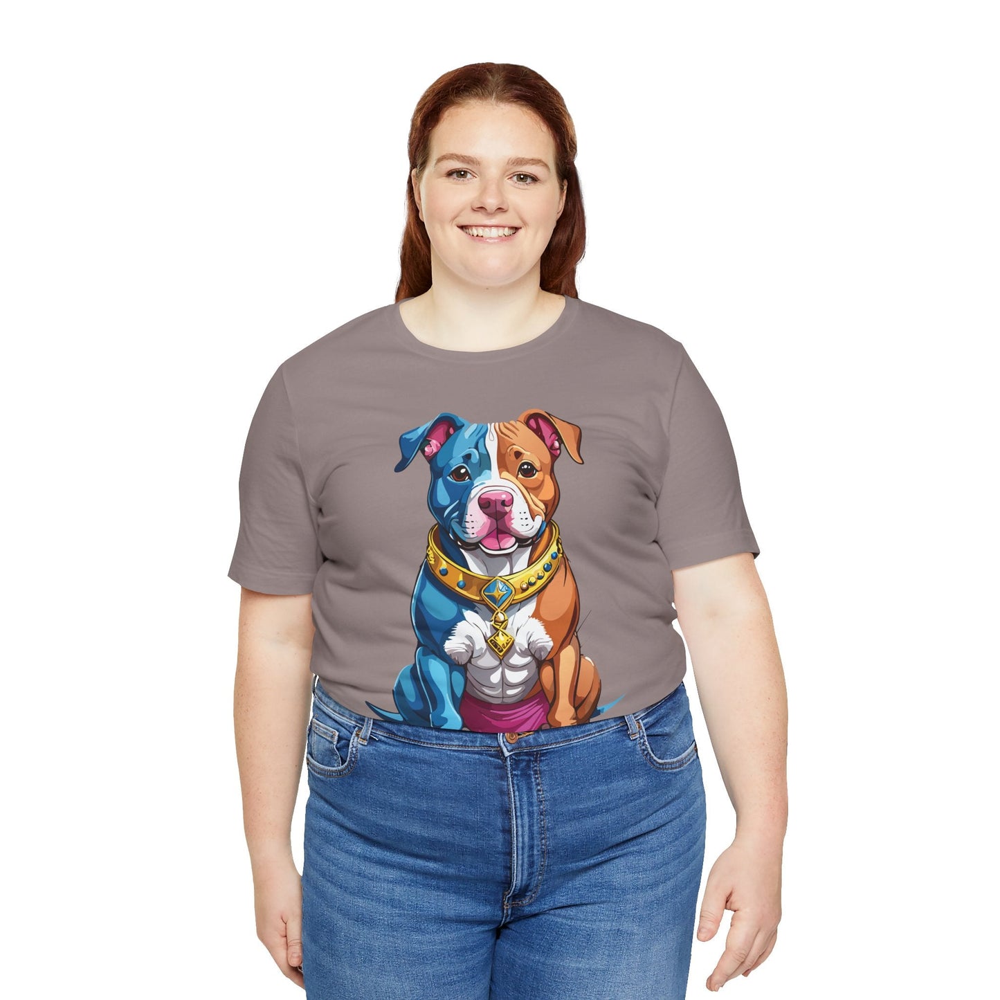 Unisex Animal Shirt Art Design Tee With Wild Animals Print Short Sleeve Jersey Tee