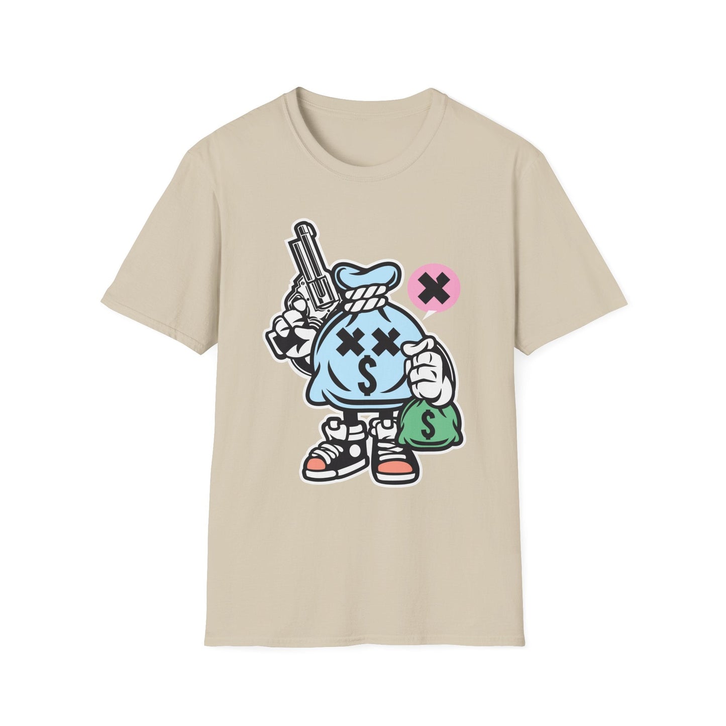 Cartoon T Shirt Animation T Shirt Funny Tee Unisex Gildan Softstyle 64000 100 Percent Cotton