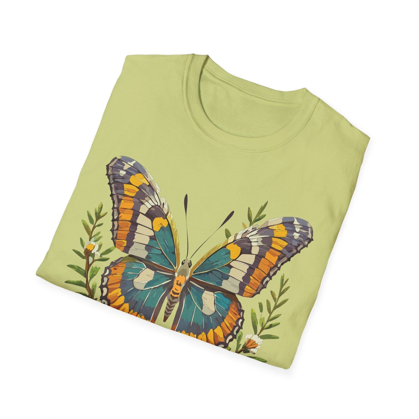 Monarch Butterfly Shirt Unisex T Shirt Softstyle 100 Percent Ring Spun Cotton Comfort