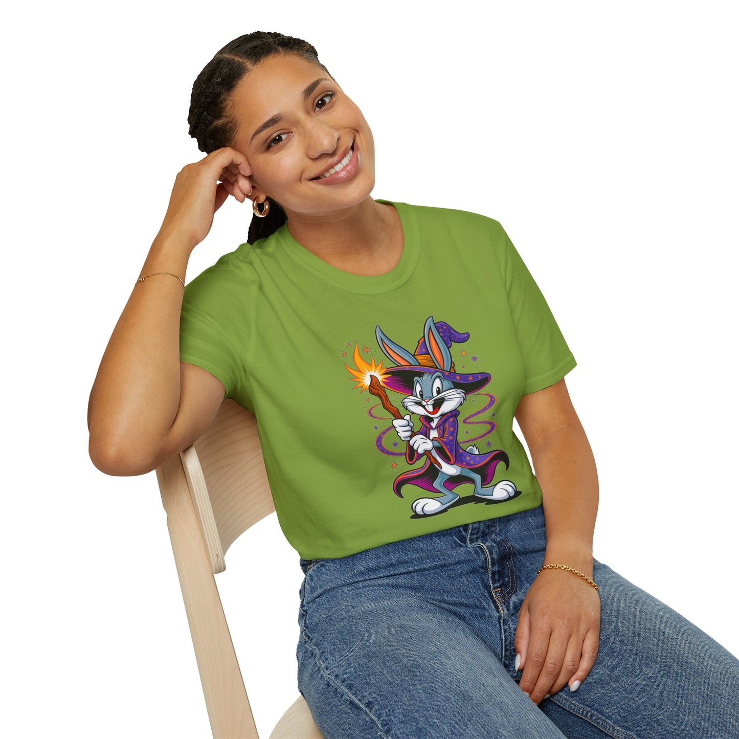Bugs Bunny T Shirt Unisex Softstyle Gildan 64000 Cartoon Tee With Classic Design Art