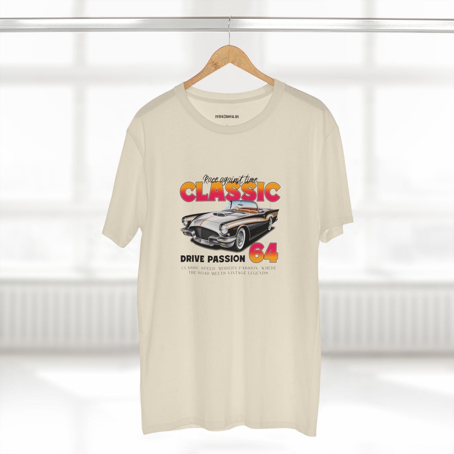 Retro Car Shirts Vintage Car Shirts Unisex Premium Cotton Tee With Original Art Design RC 16