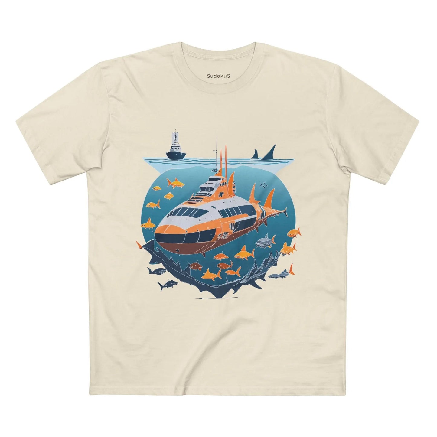 Ocean Coast Graphic Unisex 100 Cotton Staple Tee 20