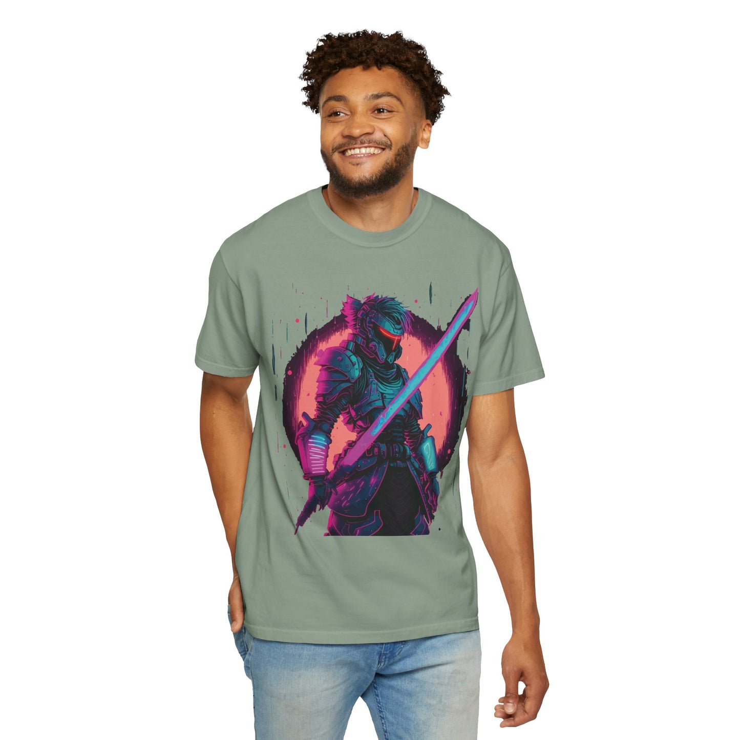 Unisex T-shirt with Knight in Armor