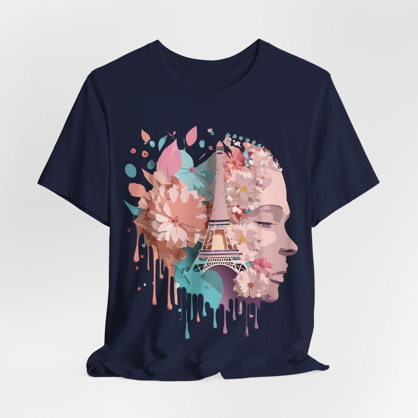 Tourist Shirt Paris Graphic Tee Unisex Jersey Short Sleeve Premium Vintage Inspired Adelpha Artwork