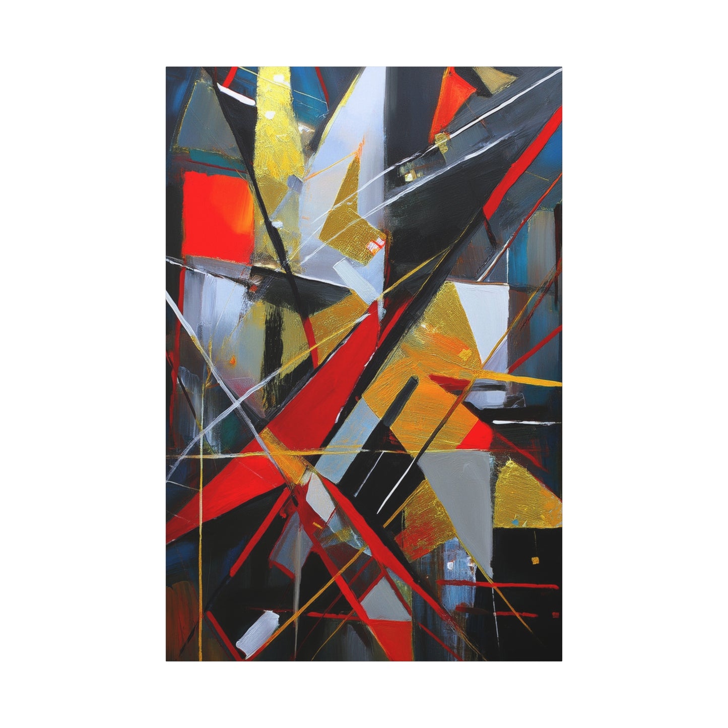 Abstract Oil Painting Print Canvas 20x24,20x30,24x30 24x32,24x36,30x40 32x48,36x48,40x60 Pine-Wood Inner Frame ABS-194