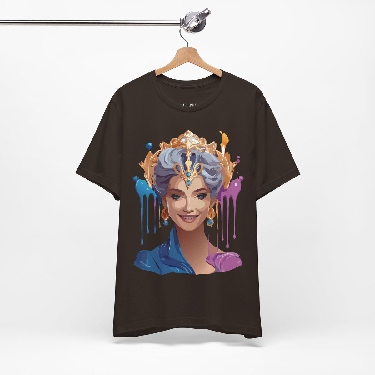 Queen Graphic Unisex Cotton Bella+Canvas Tee with Art Design m179
