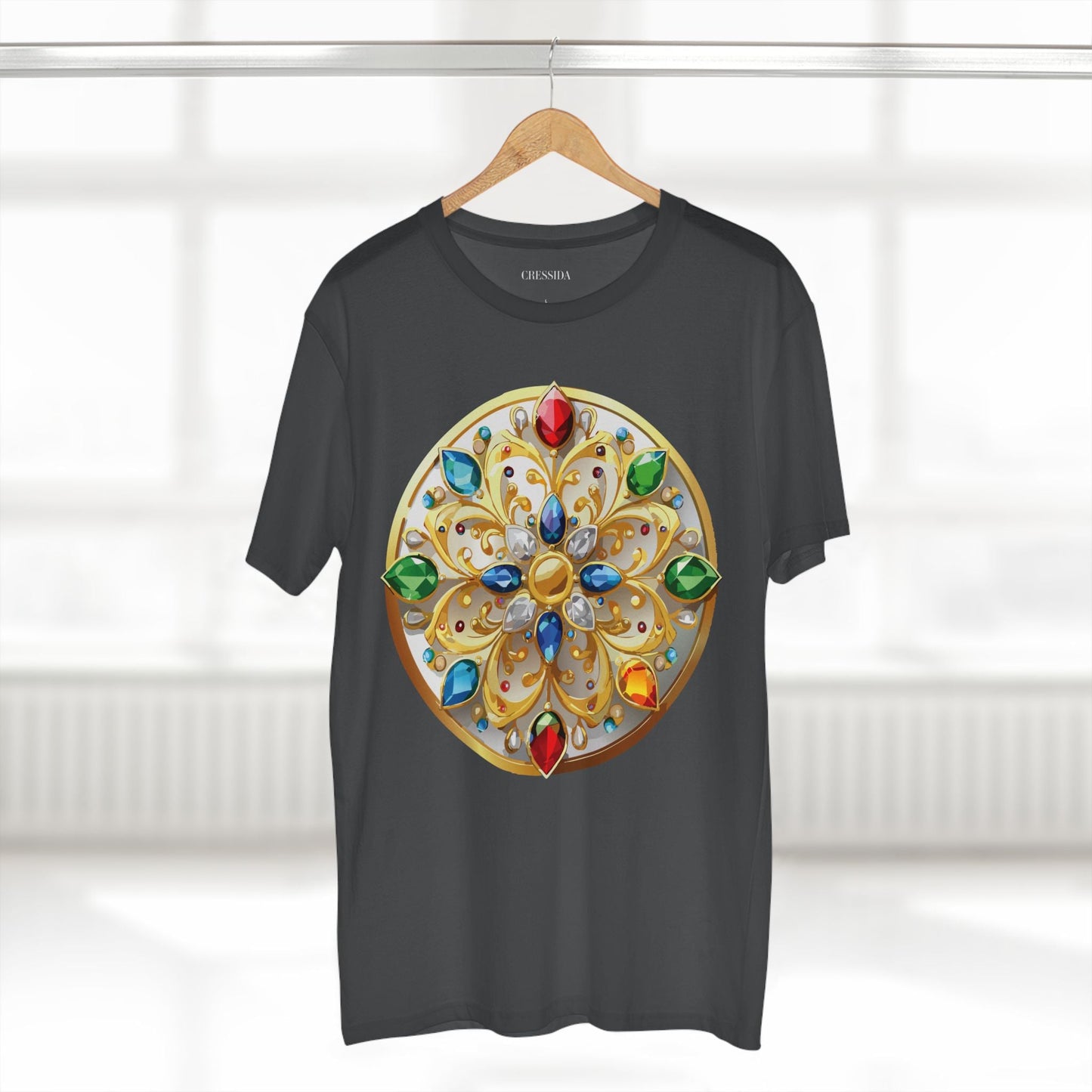 Medallion Graphic T-Shirt Unisex 100 Cotton With Gold Art Design Medal Tee 3