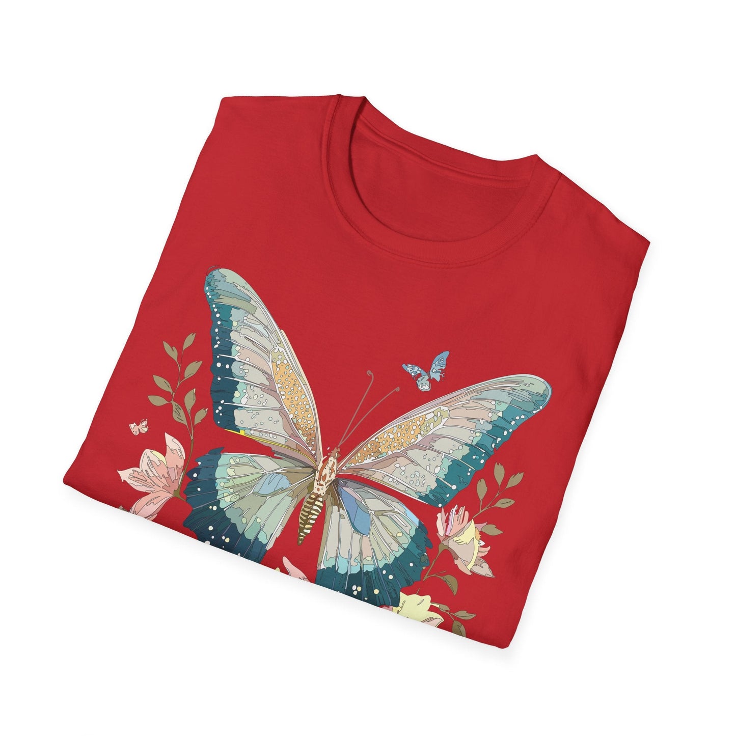 Butterfly T Shirt Unisex Softstyle Short Sleeve Gildan 64000 Monarch Inspired Shirt