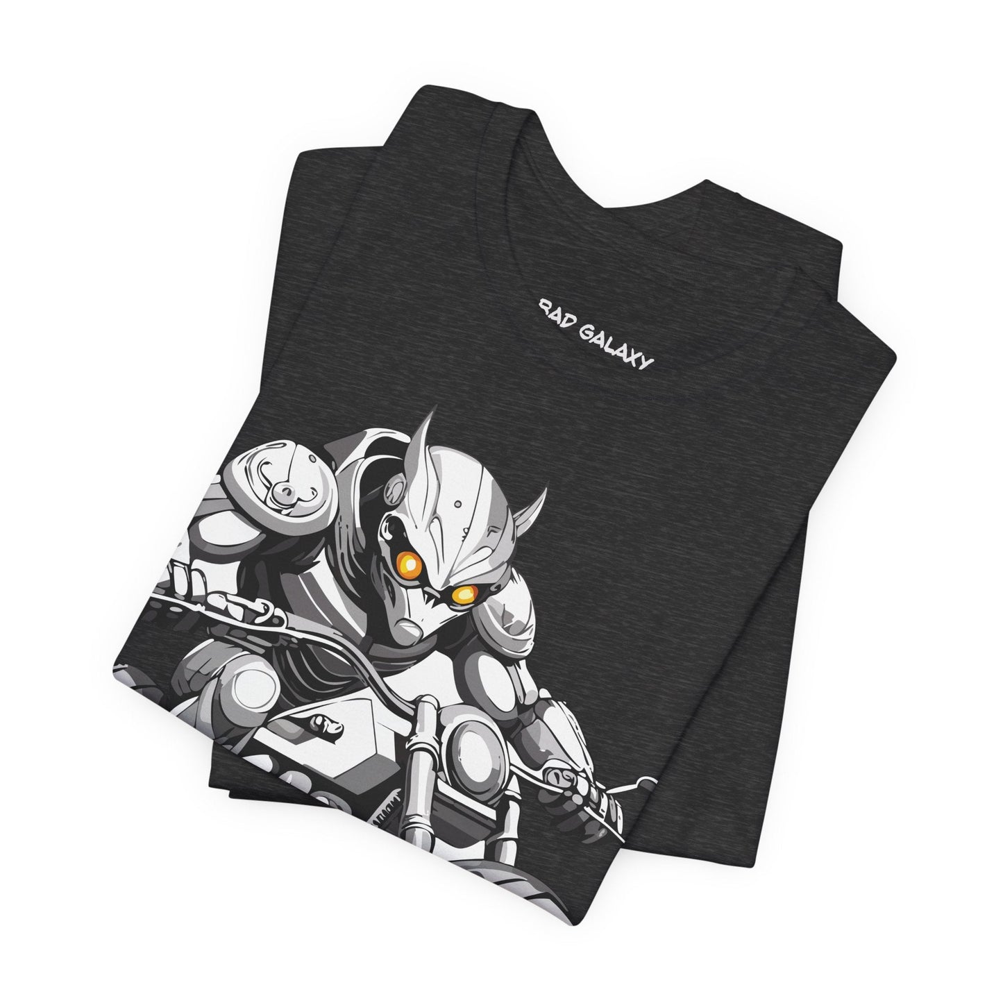Tee Shirt With Alien From Bad Galaxy 100 Percent Cotton Lightweight Made In USA Eco Friendly Inks