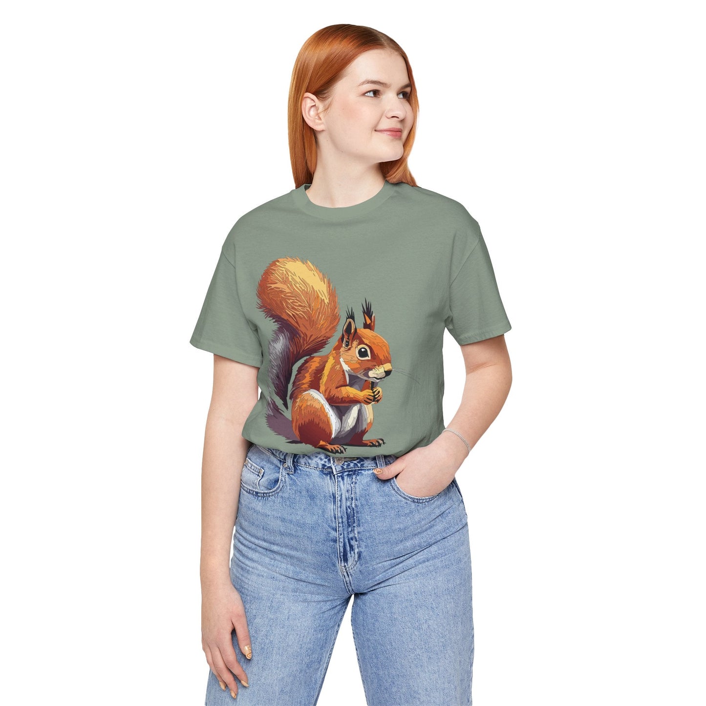 Unisex Animal Shirt Art Design Tee Shirt With Wild Animals Gildan Softstyle 64000 Cotton