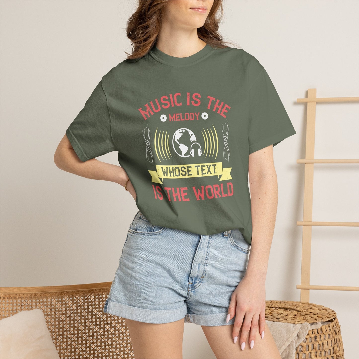 Music Graphic Design Unisex Cotton T-shirt m33