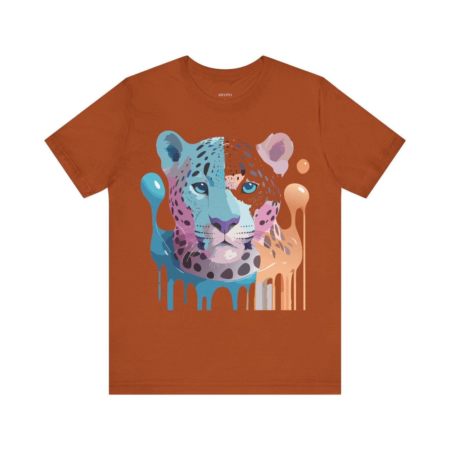Cheetah Graphic Unisex 100 Cotton Artwork Tee 7