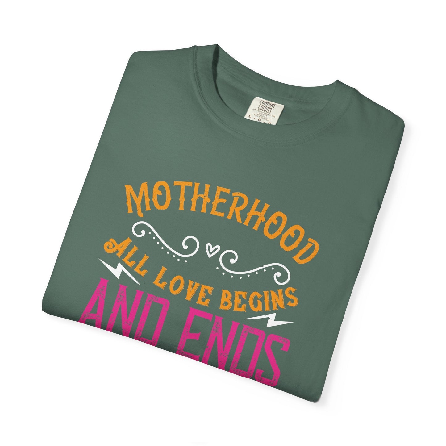 Mom T-shirt Mother Day Mama Tee Unisex Comfort Colors Garment-Dyed Cotton h85