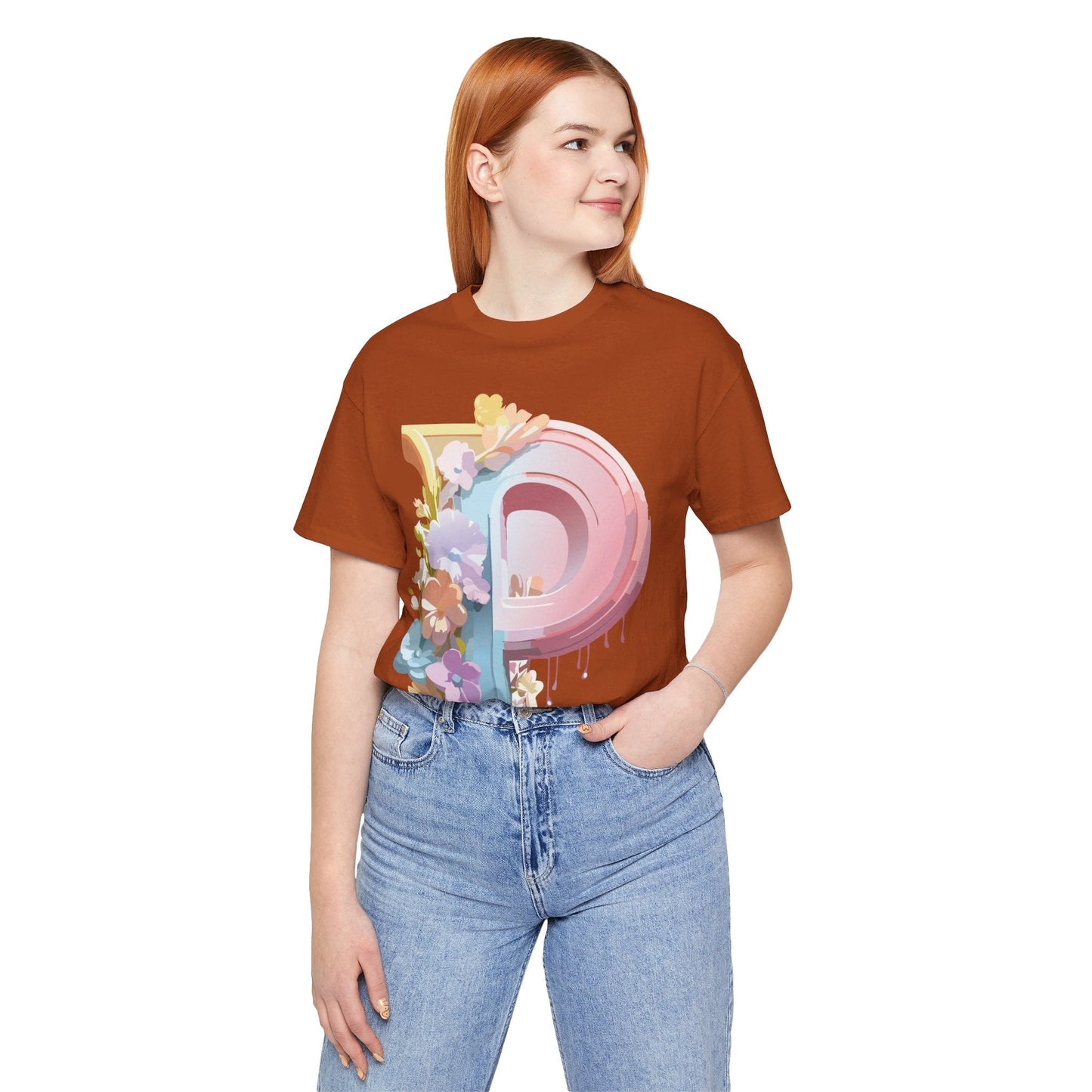 Letter P Shirt Graphic Tee Unisex Jersey Short Sleeve Adelpha Vintage Inspired Artwork