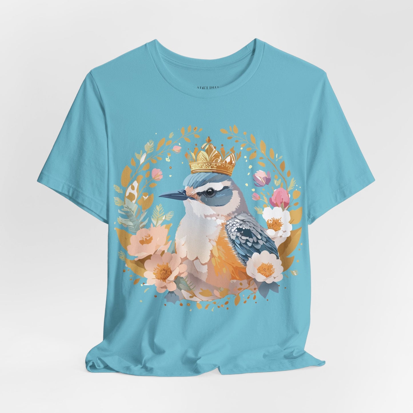 Medallion Graphic Unisex 100 Cotton Vintage Animal Medal Artwork Tee 33