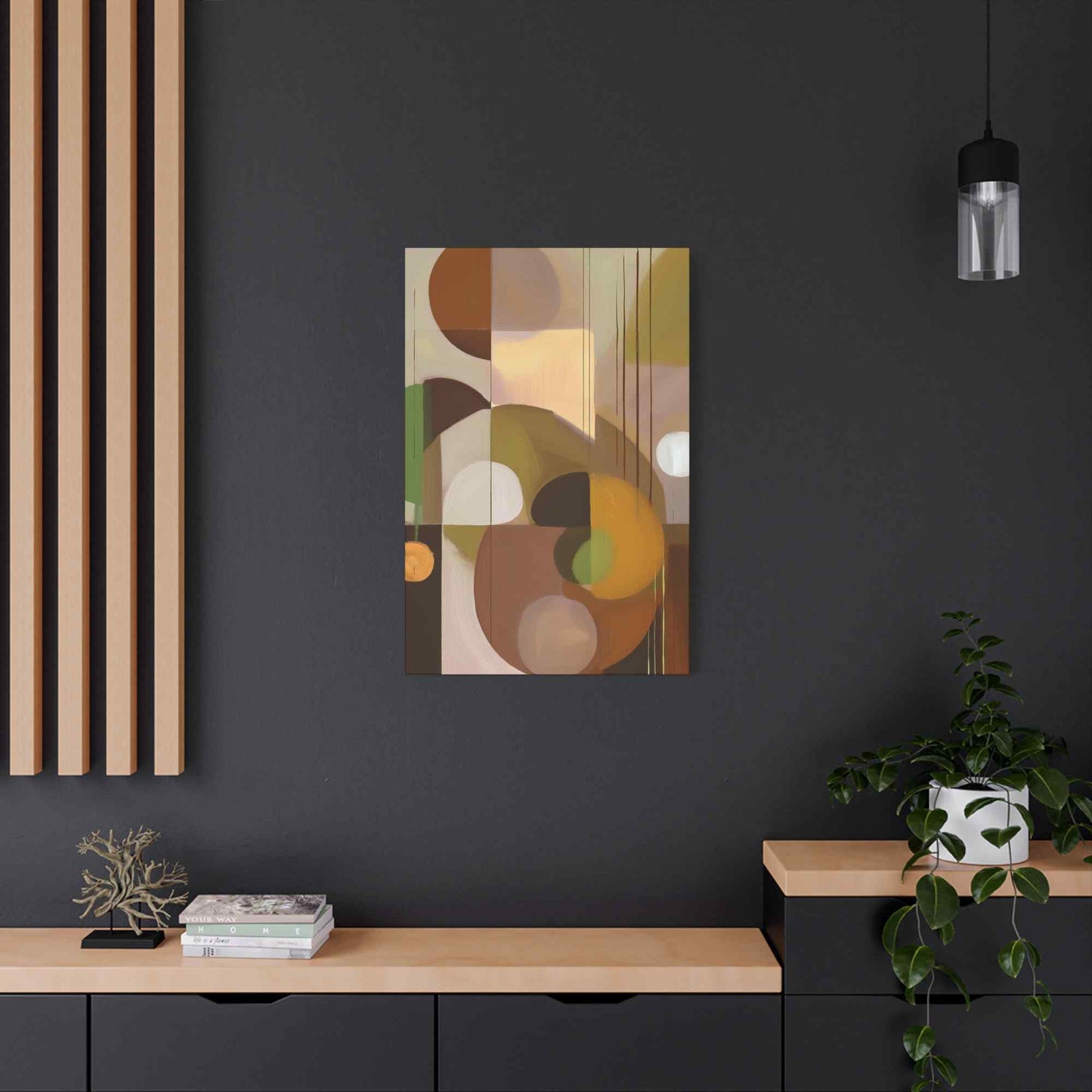 Abstract Geometric Painting Print Canvas 20x24,20x30,24x30 24x32,24x36,30x40 32x48,36x48,40x60 Pine-Wood Inner Frame ABS-54