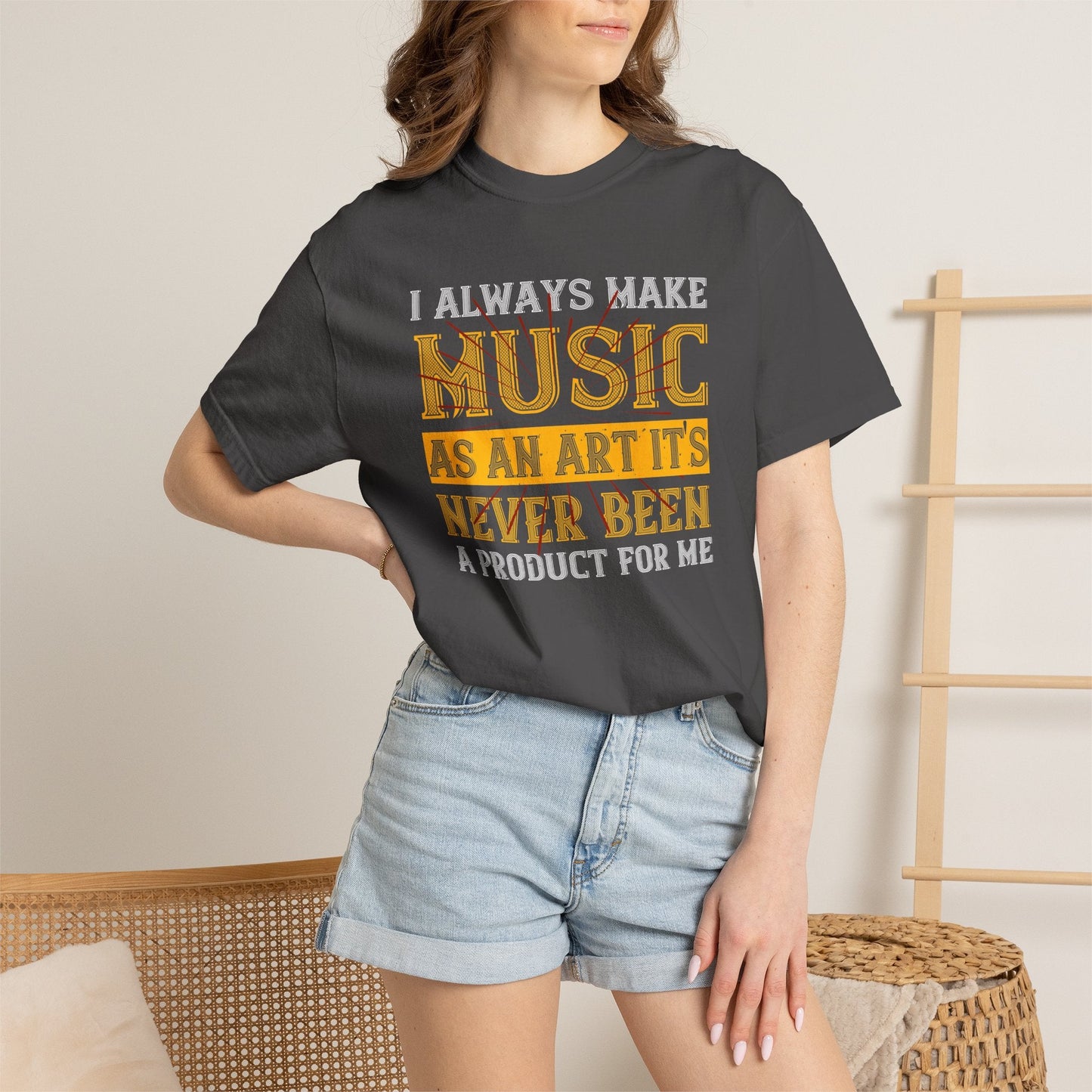 Music Graphic Design Unisex Cotton T-shirt m4