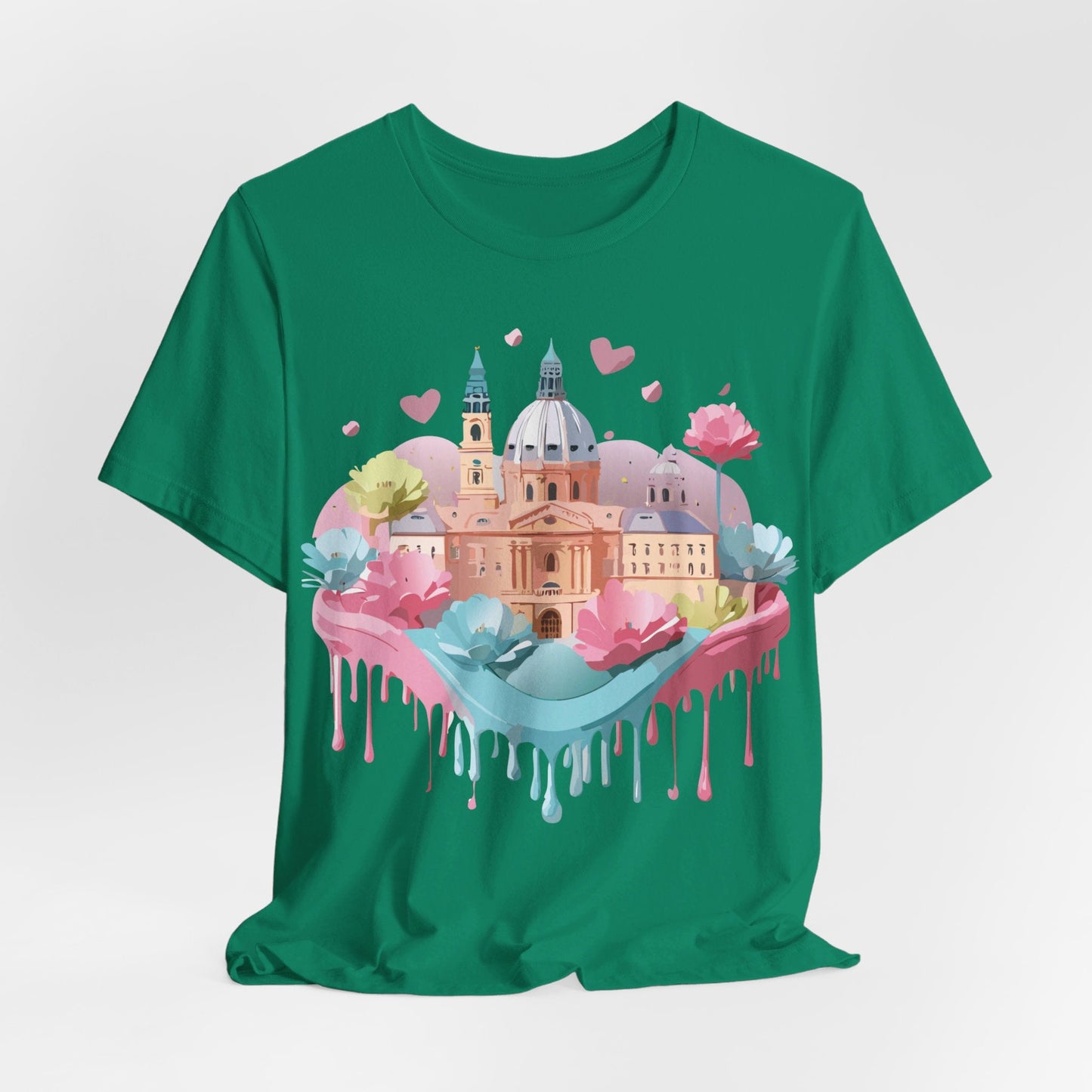 Prague Tourist Graphic Tee By Adelpha Unisex Vintage Inspired Art Shirt Original Artwork