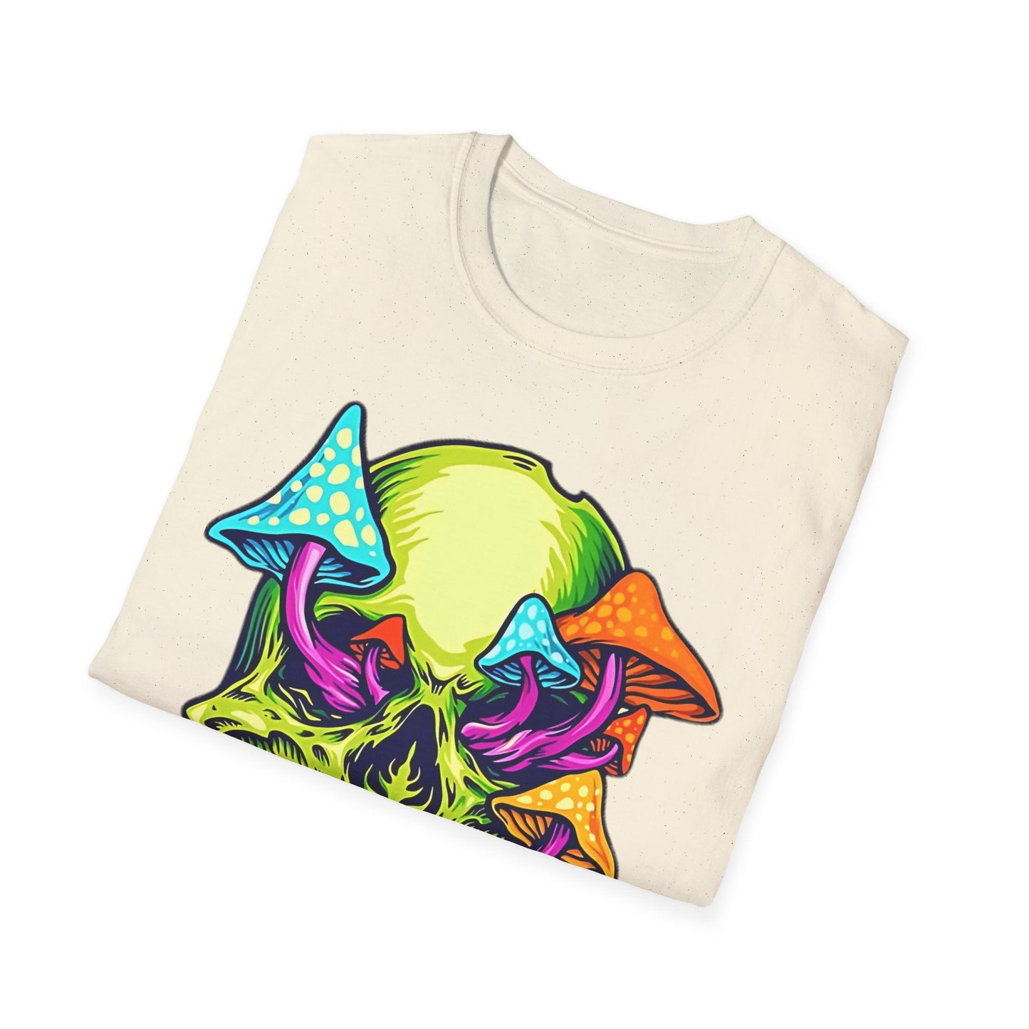 Skull Graphic Unisex Cotton T-shirt with Skeleton Artwork Design 19