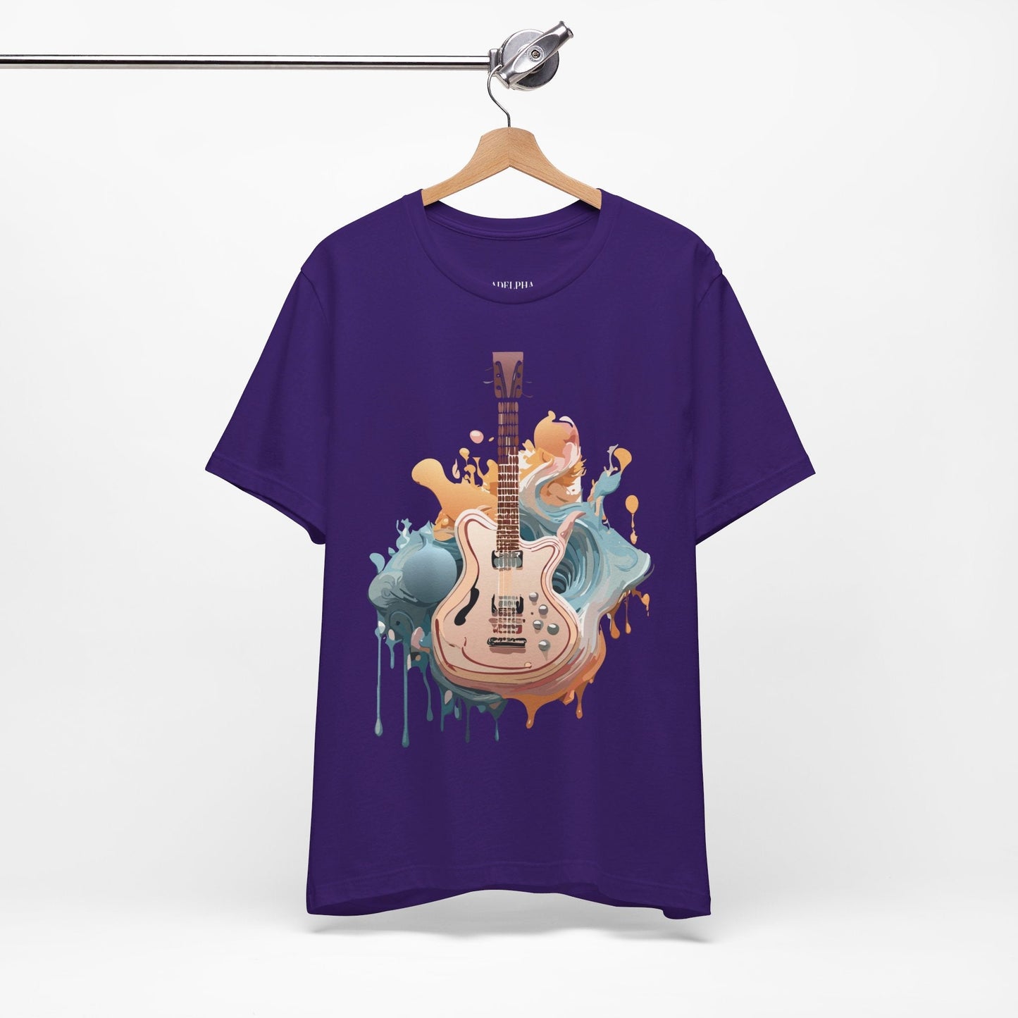 Adelpha Vintage Inspired Graphic Tee Unisex Jersey Short Sleeve Music Design Collectible