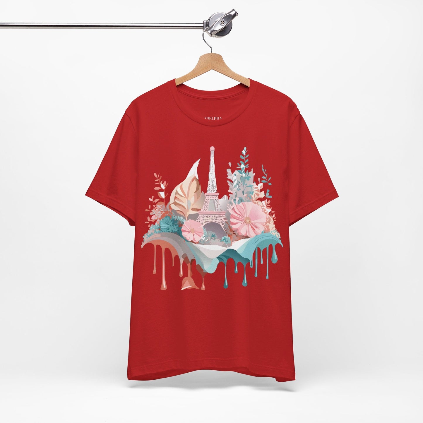 Unisex Paris Graphic T Shirt By Adelpha Vintage Inspired Art Tee Short Sleeve Casual Wear