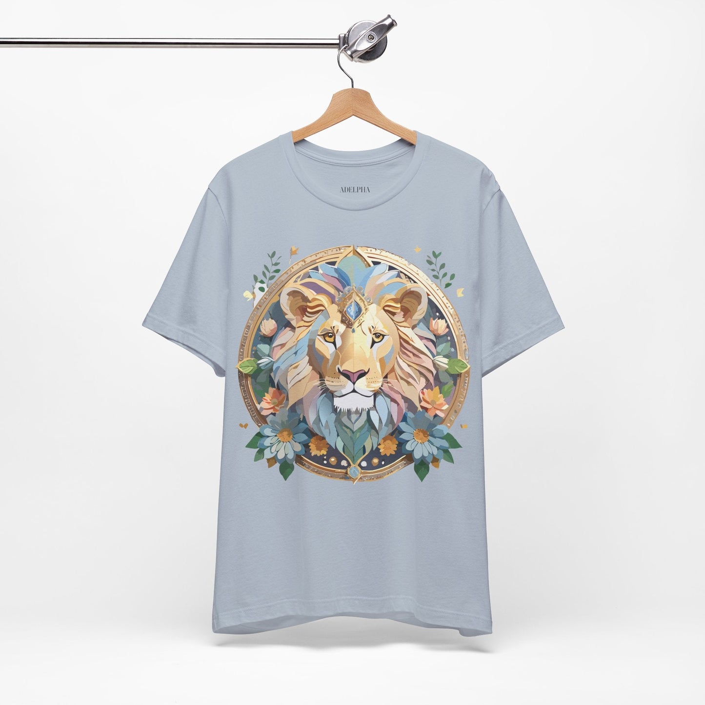 Medallion Graphic Unisex 100 Cotton Vintage Animal Medal Artwork Tee 3