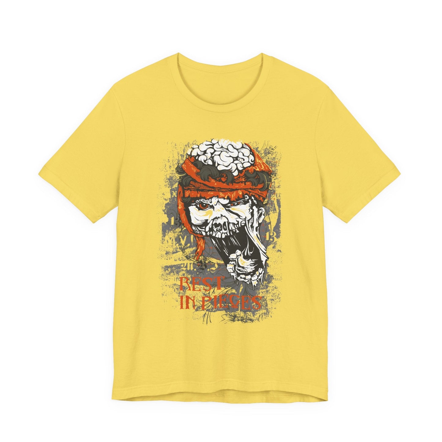 Skull Graphic Unisex Cotton T-Shirt r10