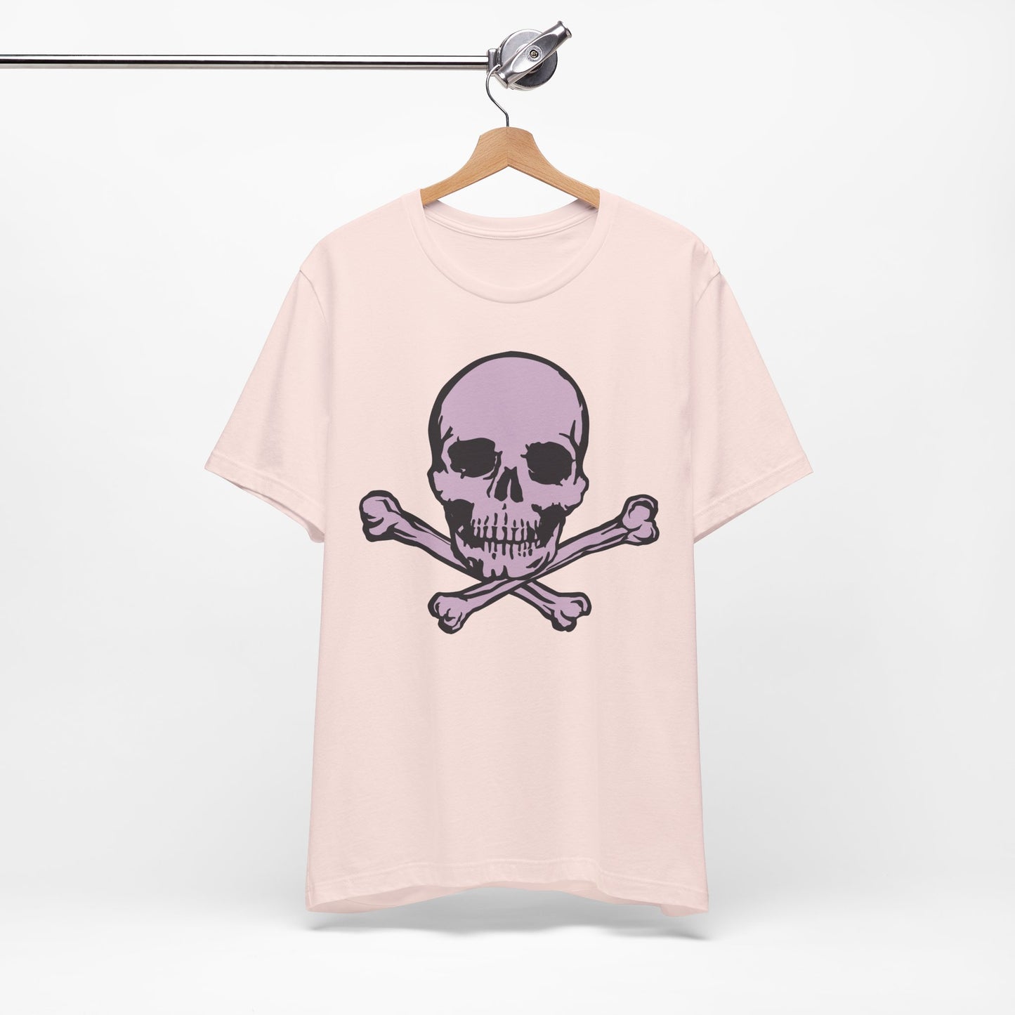 2-Pink Skull Graphic Design Tee, Skull Shirt, Vintage Tees, Art Design T-Shirt, Vintage Graphic Tee, Art Shirts with Skulls