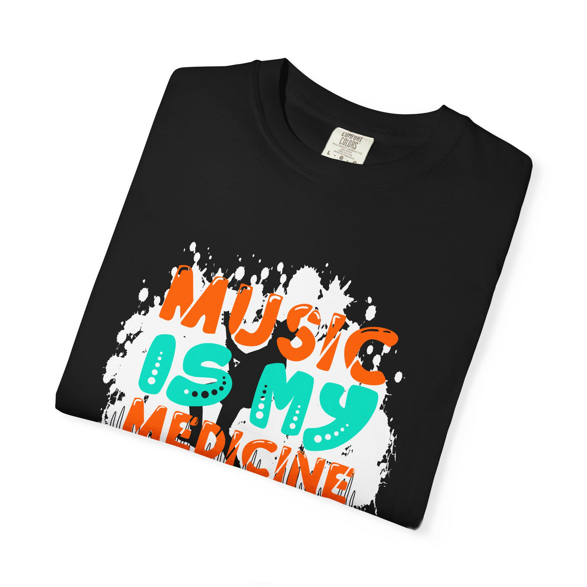 Music Is My Medicine T-shirt Music Lover Graphic Band Unisex Cotton Tee 068