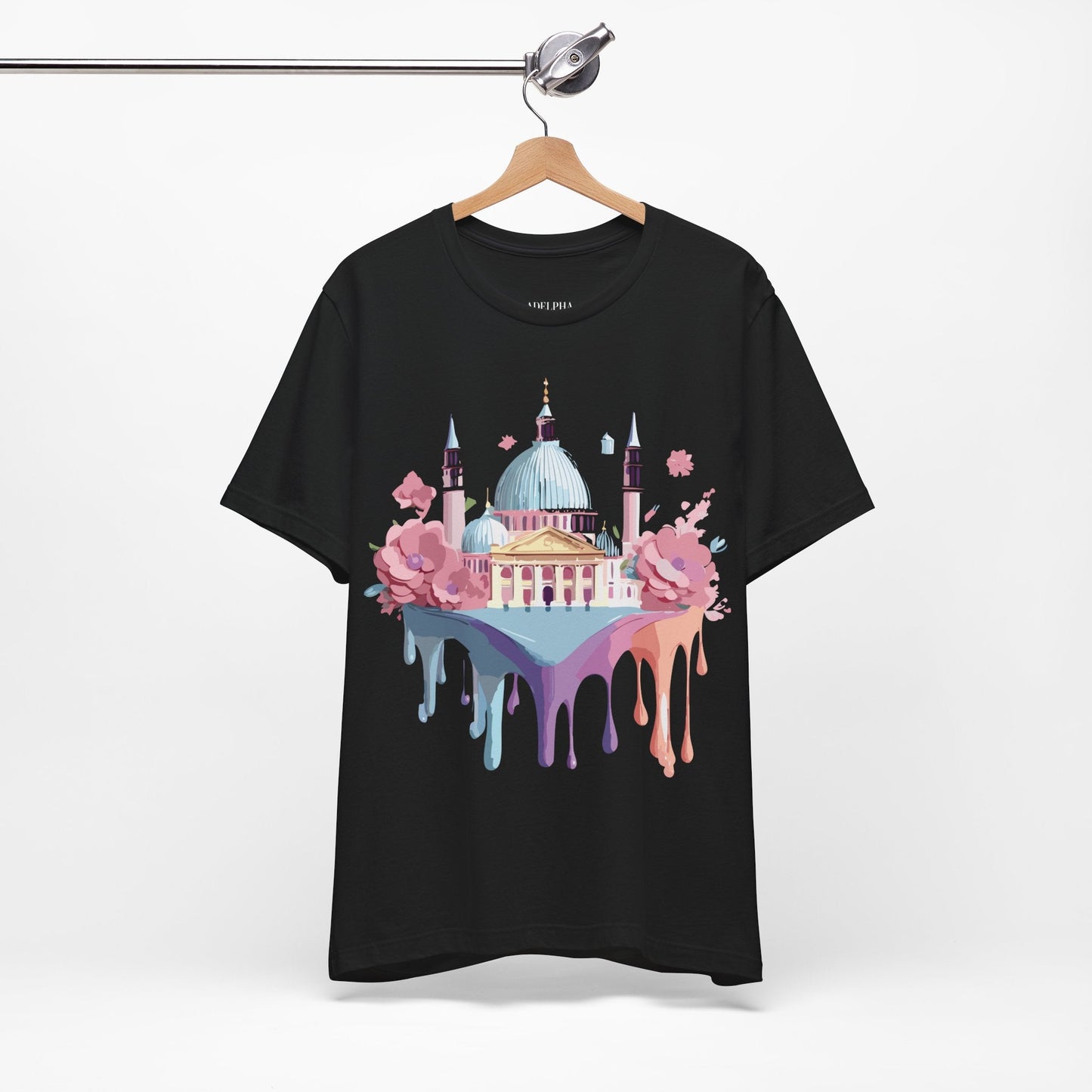 Venice Tourist Shirt Unisex Graphic Tee With Vintage Inspired Adelpha Artwork For Everyday Wear