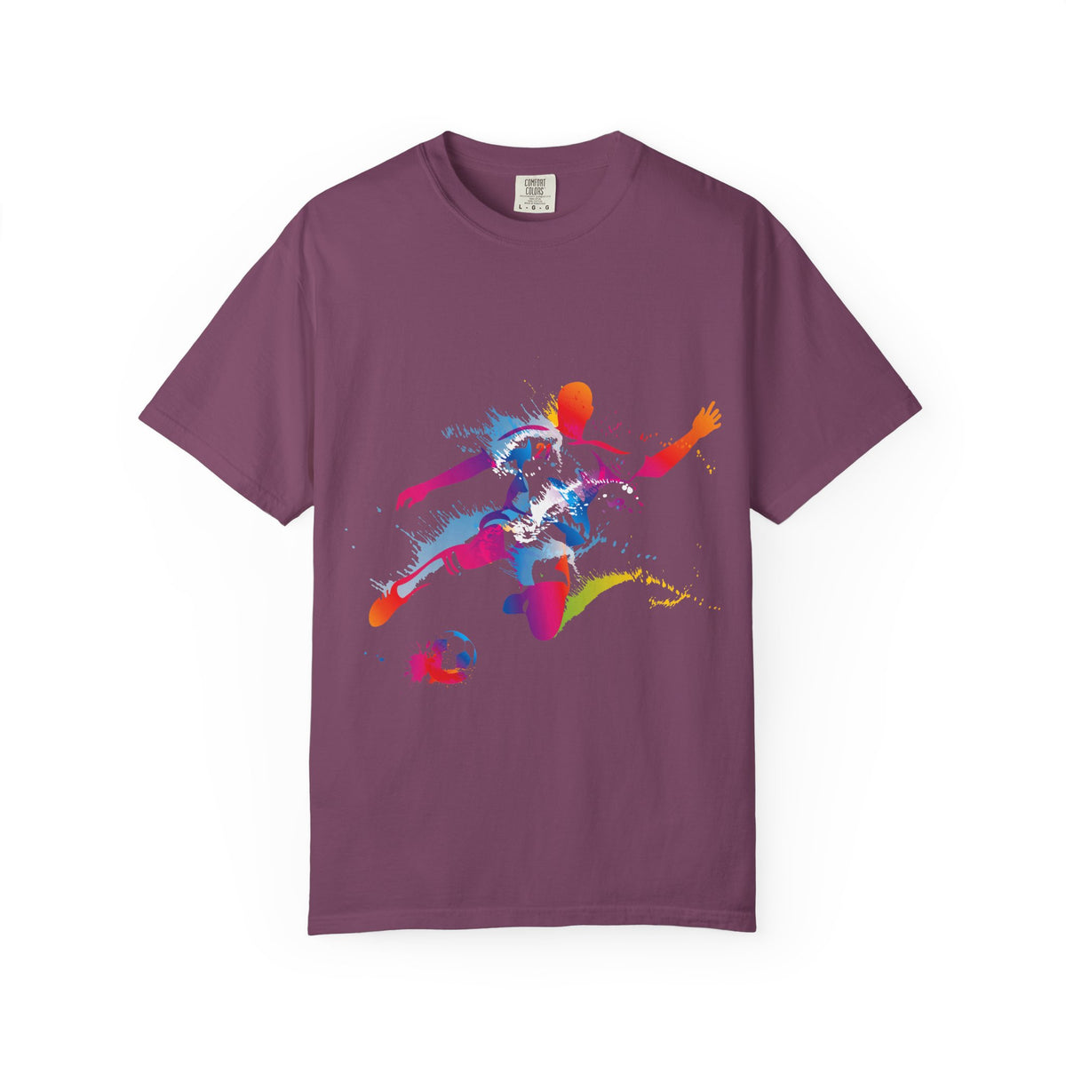 Sports Graphic Unisex T-Shirt Garment Dyed Cotton Relaxed Fit Comfort Colors 4
