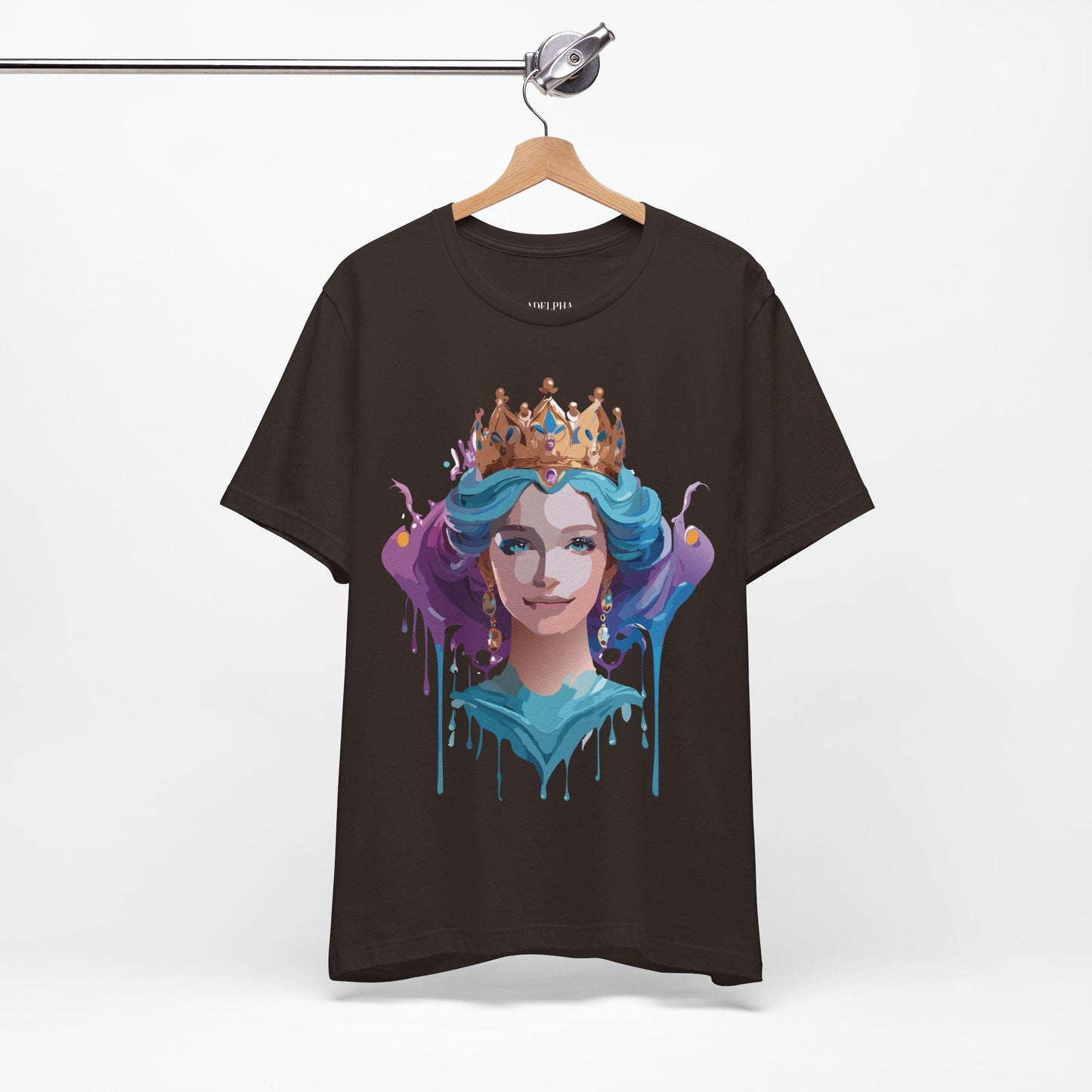 Queen Woman Portrait Graphic Unisex 100 Cotton Vintage Artwork Tee 1