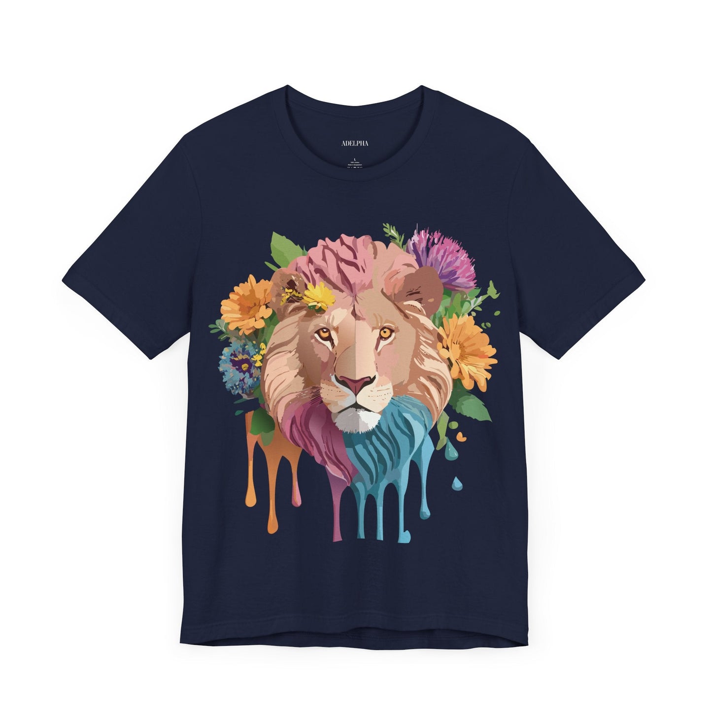 Lion Graphic Tee Unisex Jersey Short Sleeve Art Design Premium Vintage Inspired By Adelpha