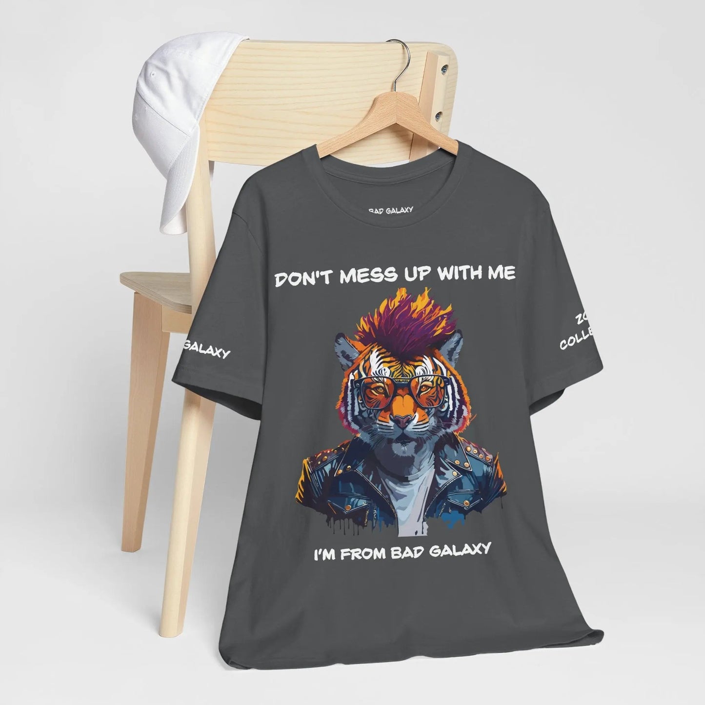 Bad Galaxy Animal T Shirt Cotton Comfort Eco Friendly Inks Printed In USA Free Shipping