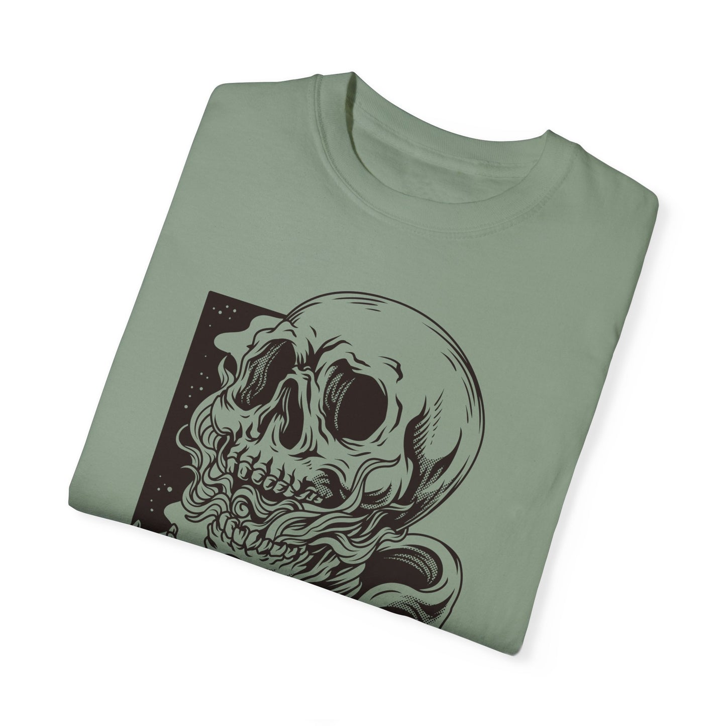 Unisex Cotton Tee Shirt with Skull